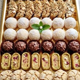 Plateau gâteau pour l'Aïd Sur commande