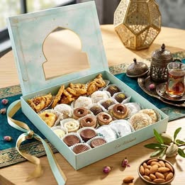 Dernier plateau de gâteaux orientaux de qualité