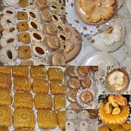 Gâteau. Pâtisserie orientale. Makrout.chebakia. briwat. Msemen. Salé. Plats marocain.