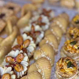 Gâteaux orientaux pour l’Aid ( aux amandes, noix, noisettes,..)