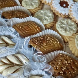 Plateau de gâteau oriental