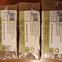 75 boîtes pâtisseries