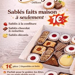 Gâteaux à 1€