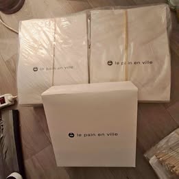 Lots  de 10 boîtes  a pâtisserie