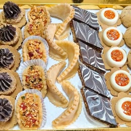 Plateau de pâtisserie orientale