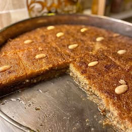 Kalb Louz fait maison – Gâteau oriental à la semoule